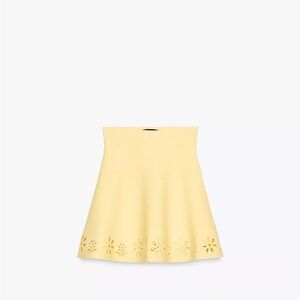 Zara Sunny Yellow Skater Skirt